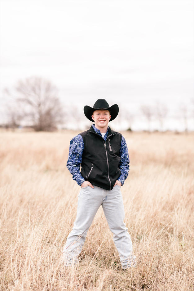 North Texas senior cowboy portrait