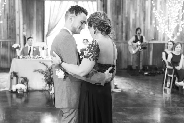 mother son first dance at wedding