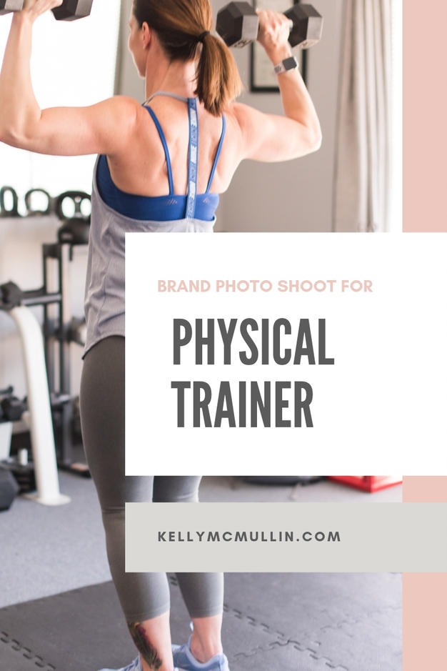 physical trainer graphic for personal branding photo shoot