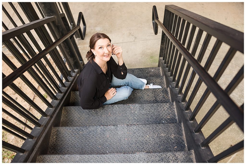 Mckinney, TX staircase photo shoot