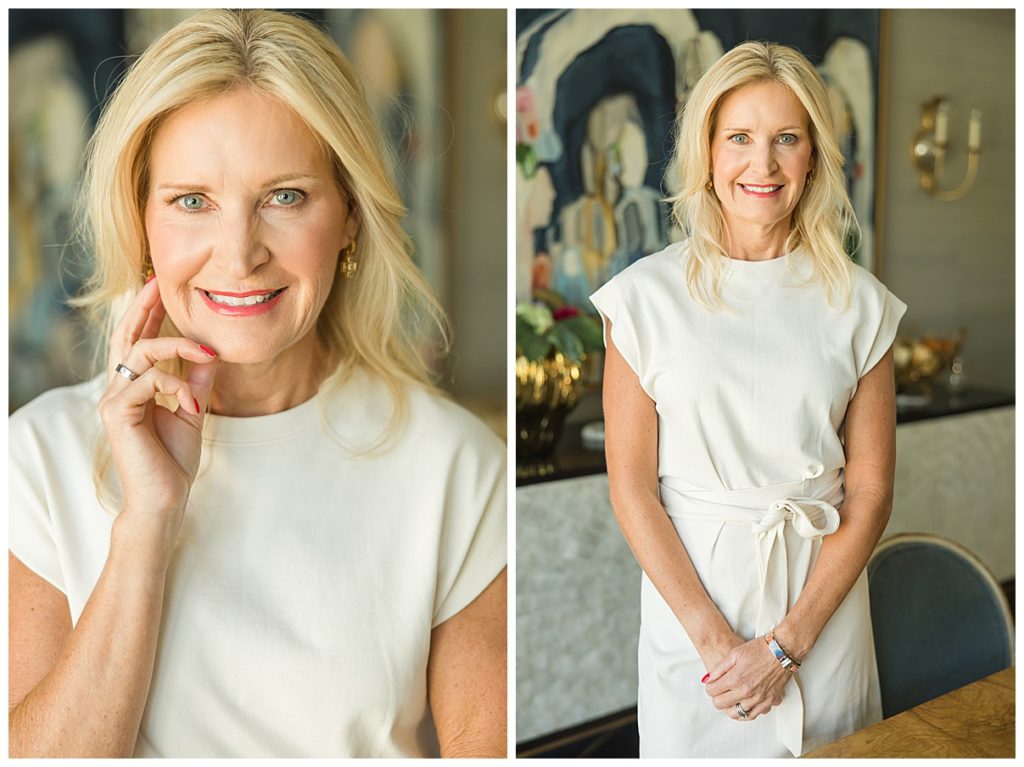 Lifestyle headshots for Highland Park business woman